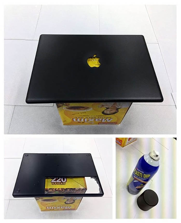 2006 Apple MacBook (Black) 도색