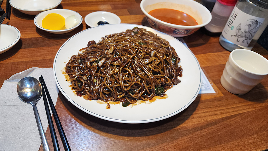 송죽장 고추쟁반 짜장면 사진