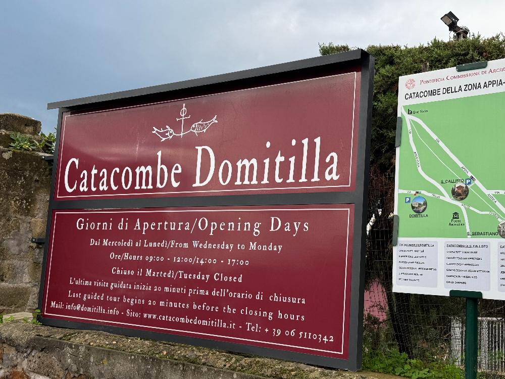 The Entrance to the Domitilla Catacombs