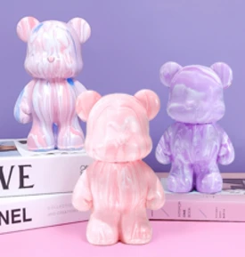 푸어링아트 토끼 DIY 플루이드아트 푸어링 래빗 집콕 미술키트 물감놀이&#44; 핑크세트