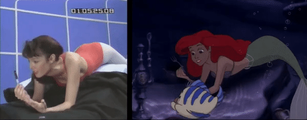 인어공주의 실제 모델 "셰리 스토너(Sherri Stoner)"_12.gif