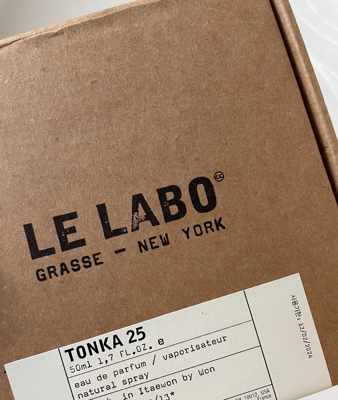  LE LABO르라보 이태원 TONKA25 향수 사용 후기