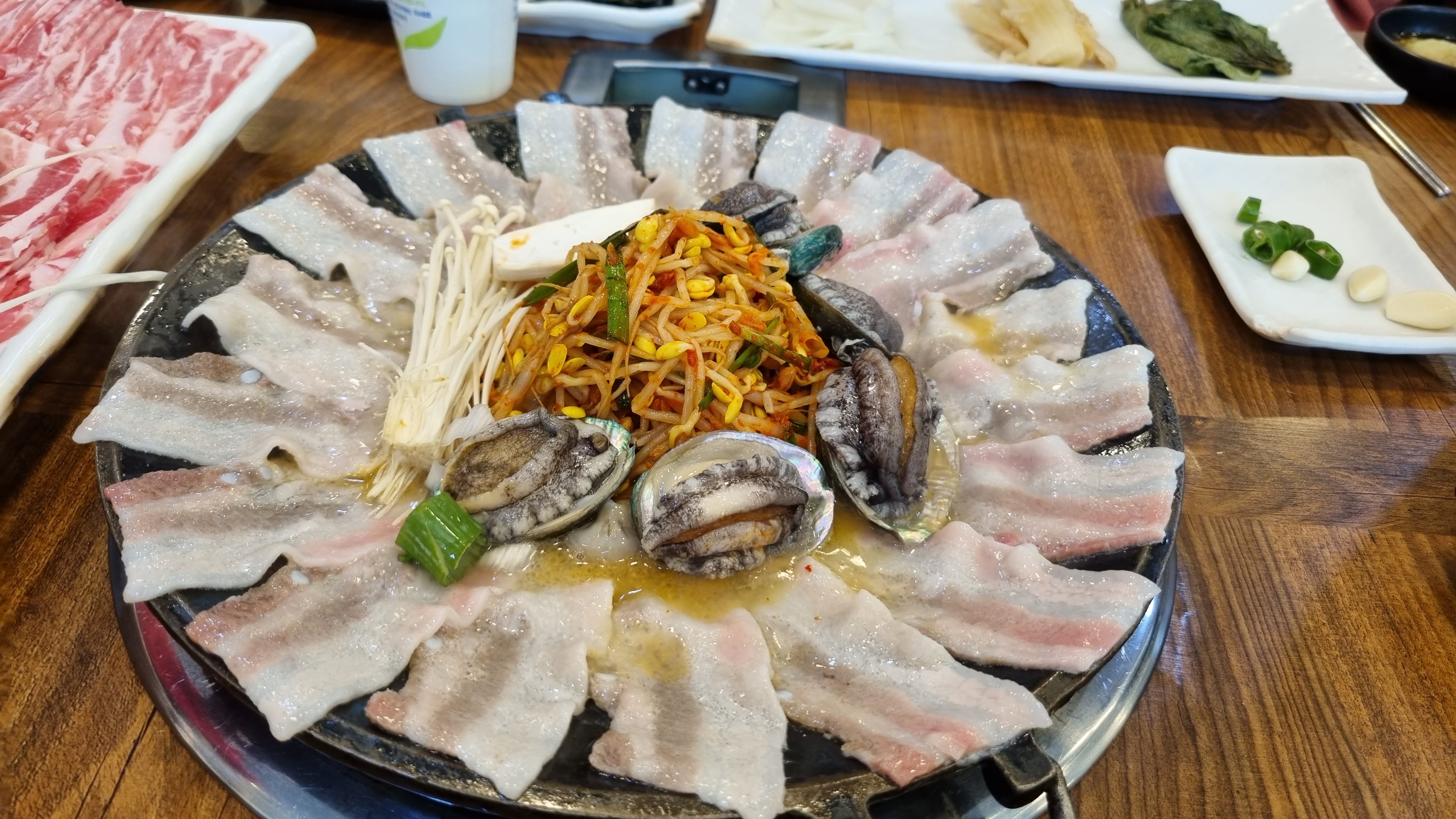  <부산 광안리> 민락동 오션뷰 조개+고기 삼합 맛집 " 갈삼구이 "