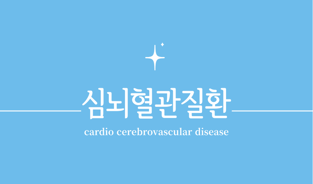 '심뇌혈관질환(cardio cerebrovascular disease)'