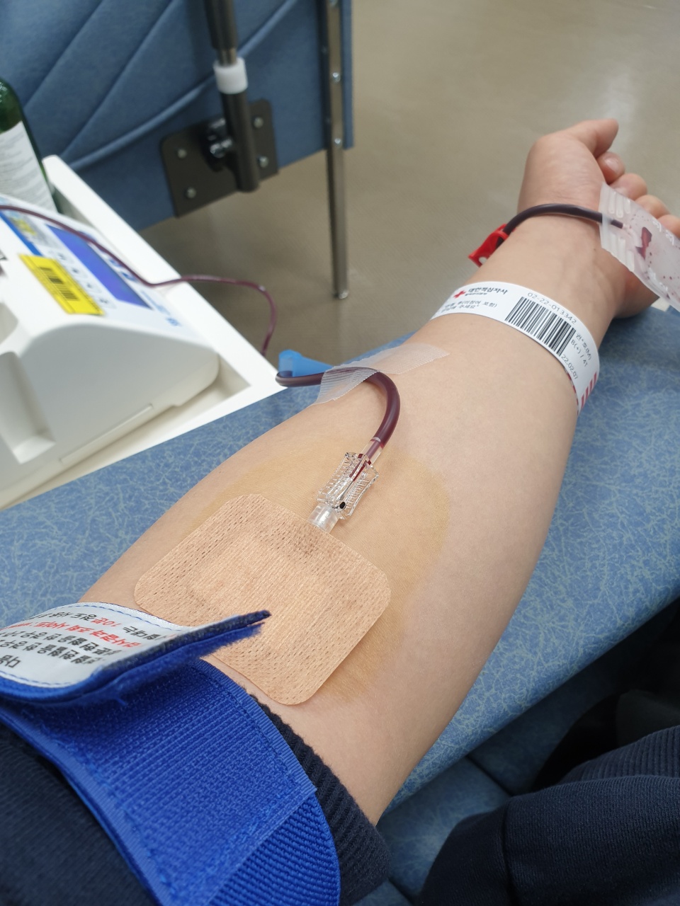 헌혈-하는-사진