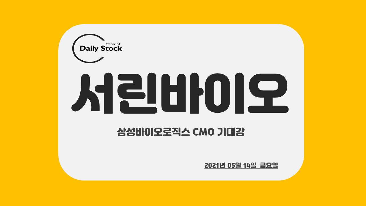  서린바이오 주가 전망 - 삼성바이오로직스 모더나 백신 생산 수혜주