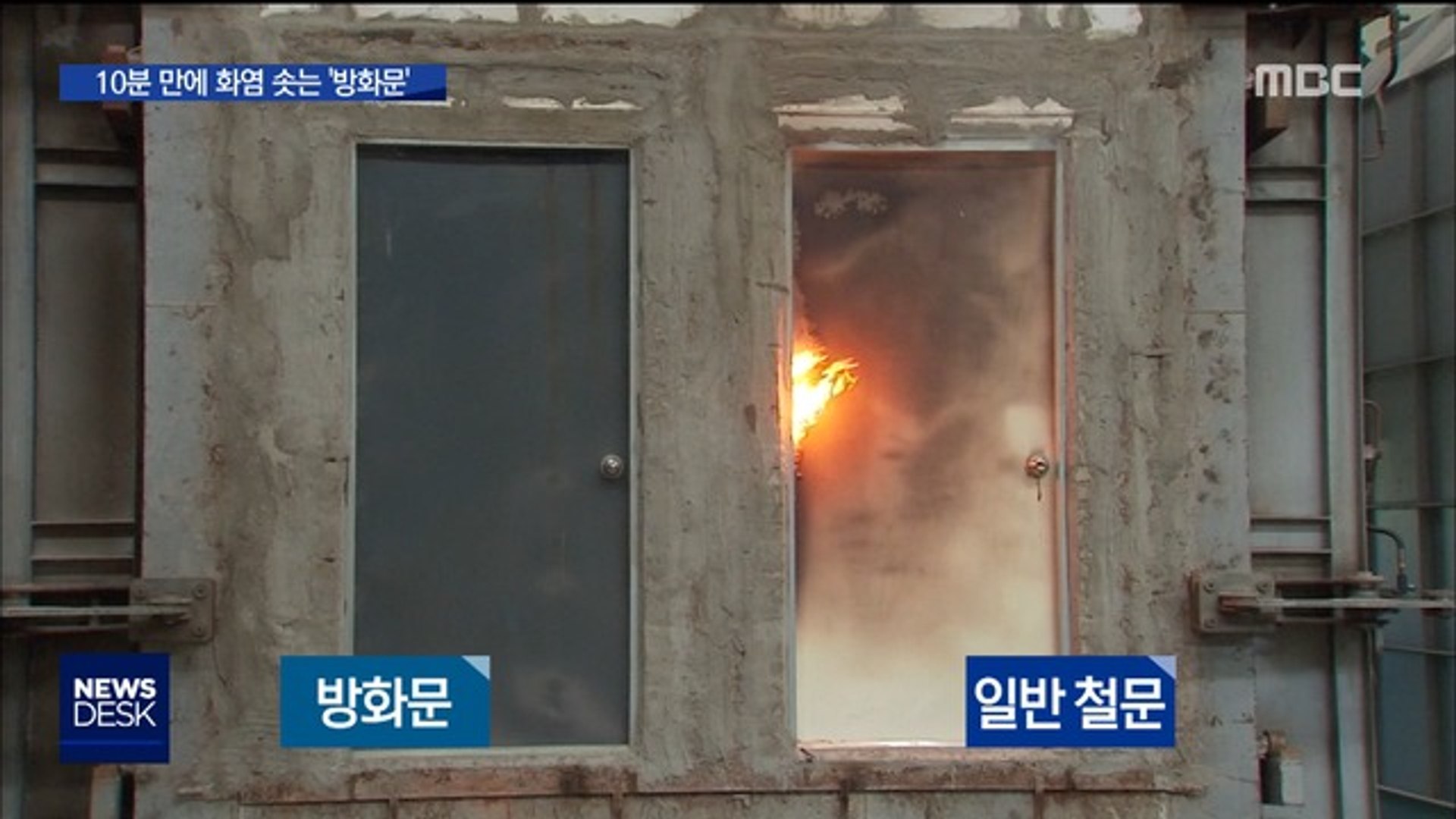  방화문의 성능 기준(국토교통부 고시 제 2020-44호)