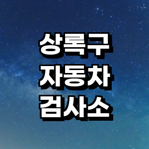 안산 상록구 자동차검사소