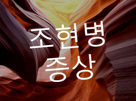  조현병 증상을 알아야,  치료 과정을 이해할 수 있다.