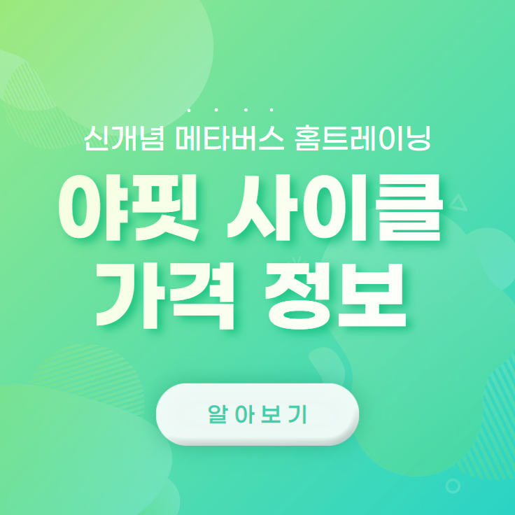  야핏 사이클 가격 정보 및 후기