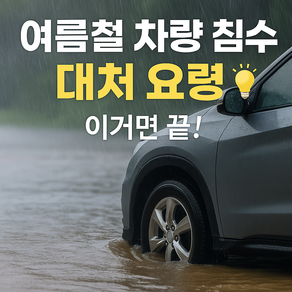 여름철 차량 침수 대처법