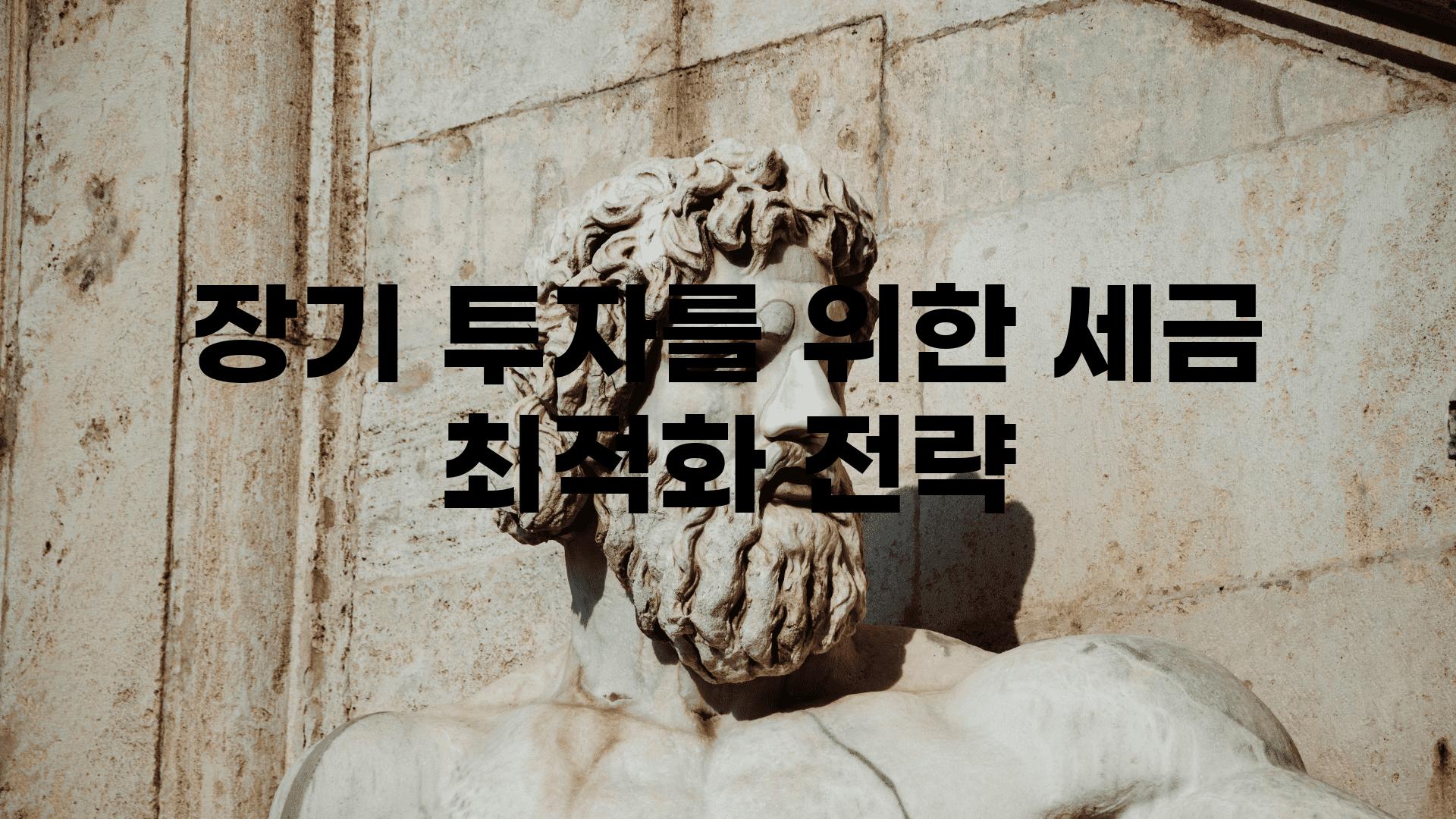 장기 투자를 위한 세금 최적화 전략