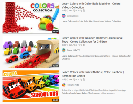 learn Colors 유튜브