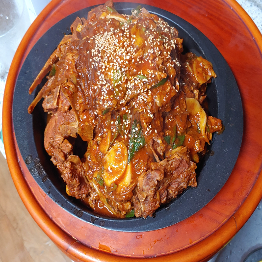  매운 등뼈찜 만들기- 1분 뚝딱이형 레시피