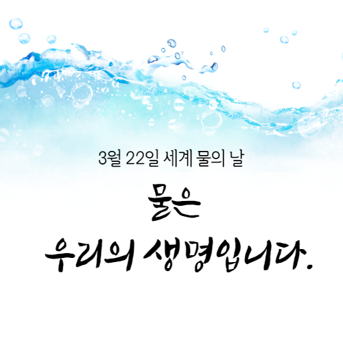  세계 물의 날 이미지, 물 절약 방법 20가지