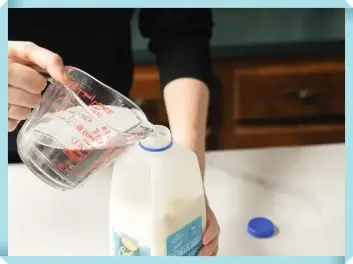 유통 기한이 지난 우유 상자를 재활용하여 화분을 만들 수 있습니다.