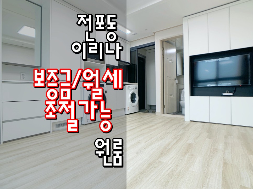  서면원룸 서면신축원룸 전포원룸 전포역원룸 전포동원룸 '이리나'