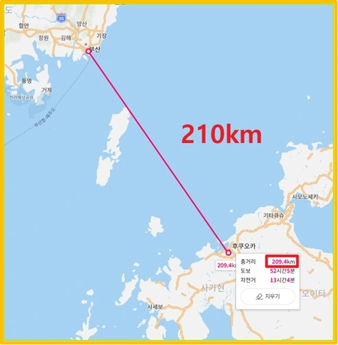 fukuoka-location-from-korea-Busan