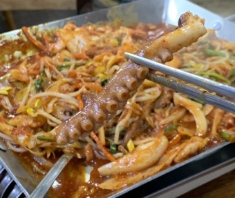 황칠나무 낙지연포탕 낙지볶음이