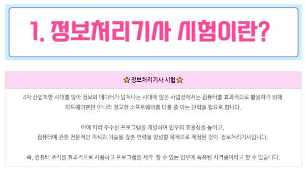 정보처리기사 정의