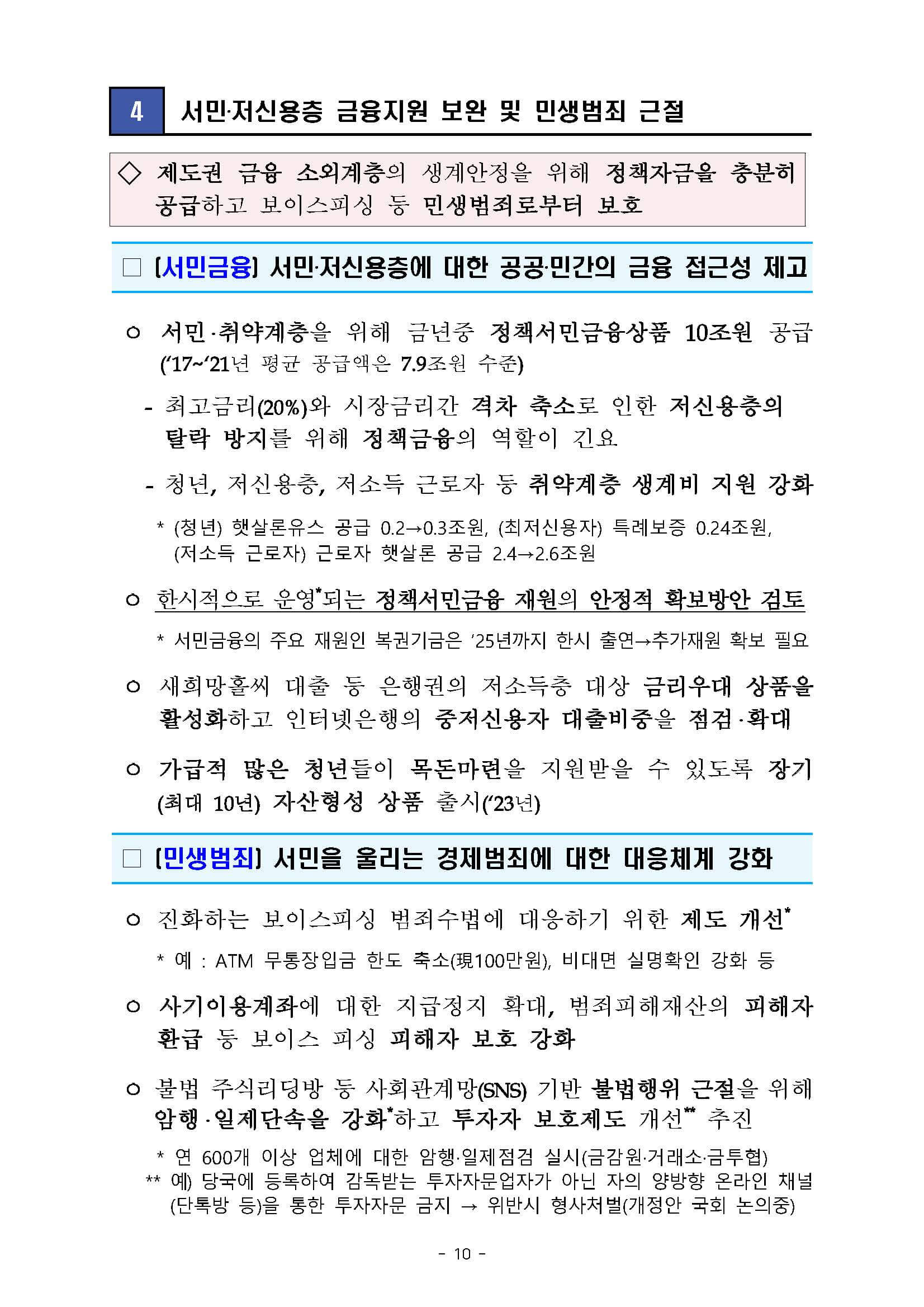 출처 금융위원회 보도자료10