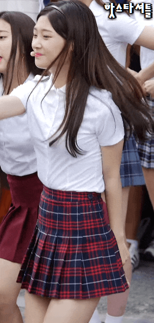  다이아 정채연 속바지