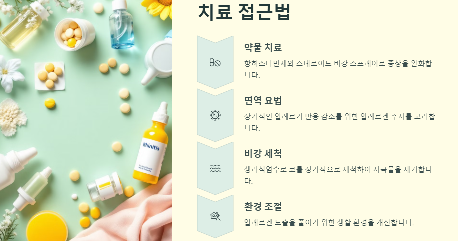 비염 극복하기: 증상 원인 치료방법(좋은음식)