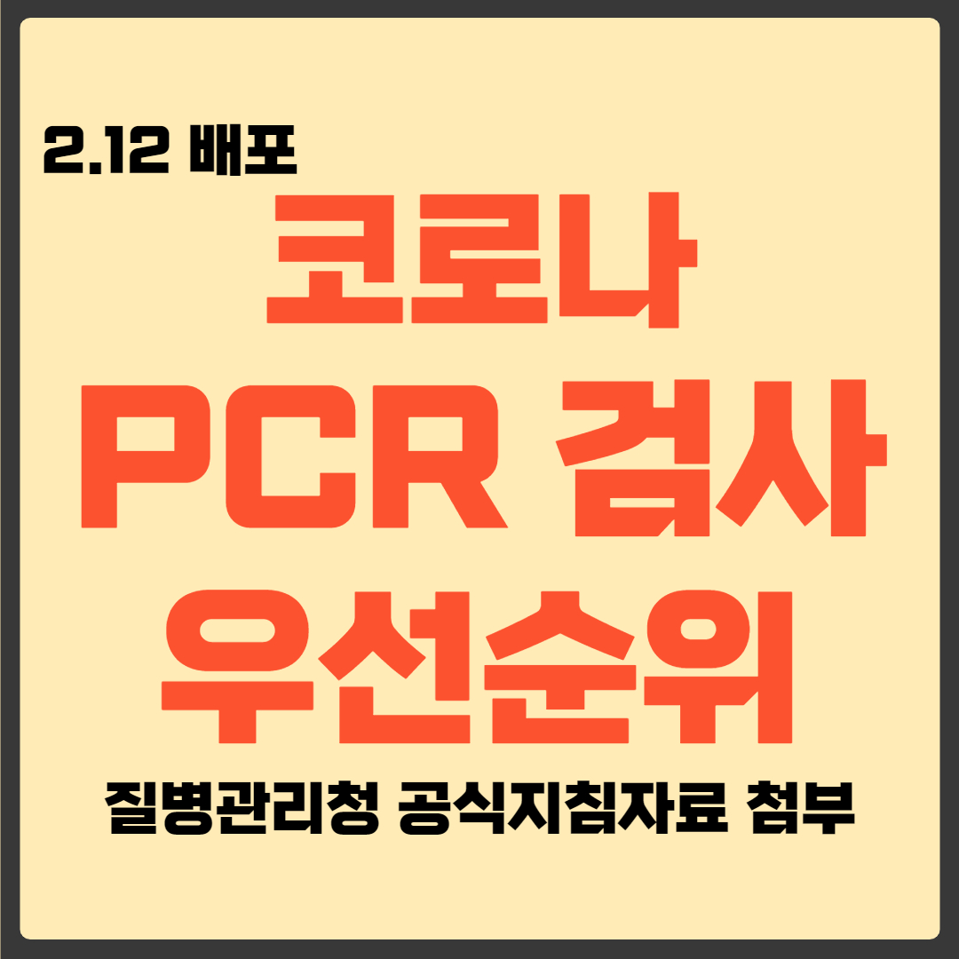PCR 검사
