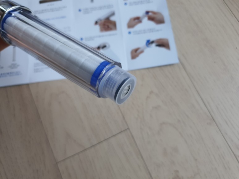스마트샤워기 수력발전 온도감지 LED 세면기필터 7