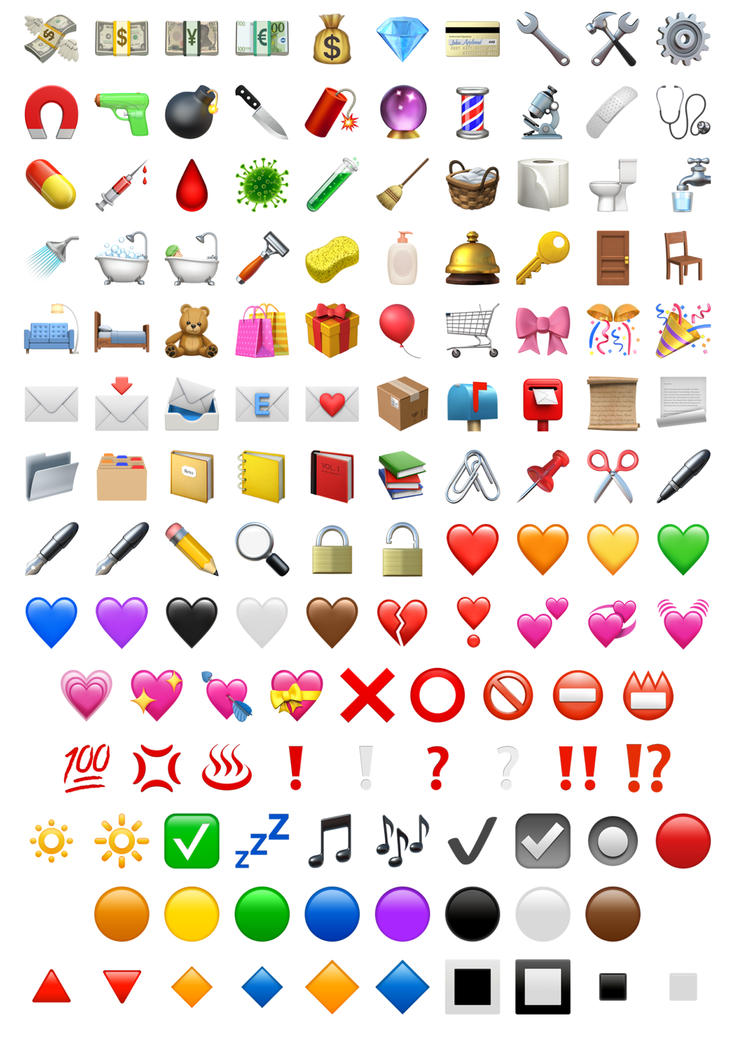 굿노트 스티커 다운로드 (기본 이모티콘 Apple Emoji)