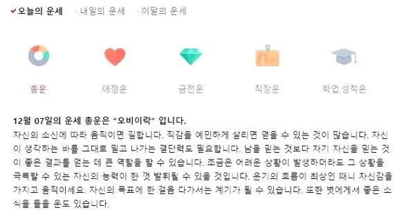 생년월일운세