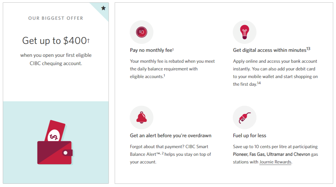CIBC Bank Promotion CIBC 은행 프로모션