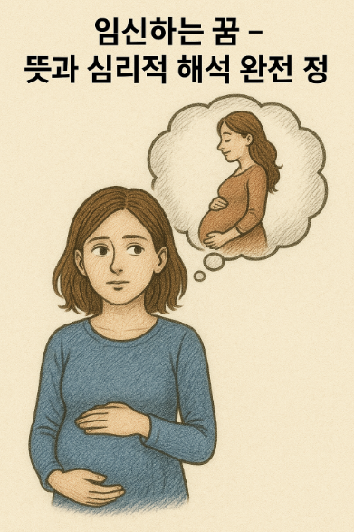 임신하는 꿈 – 뜻과 심리적 해석 완전 정리
