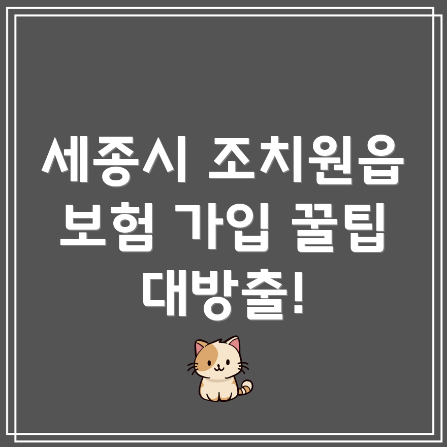 세종시 보험