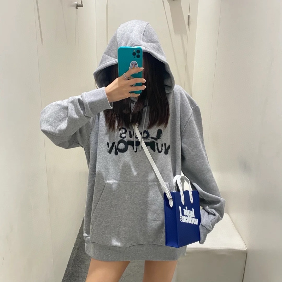  [LOUIS VUITTON] 루이비통 네온 워킹 맨 스웨트 셔츠 후드 티셔츠 1A96X9