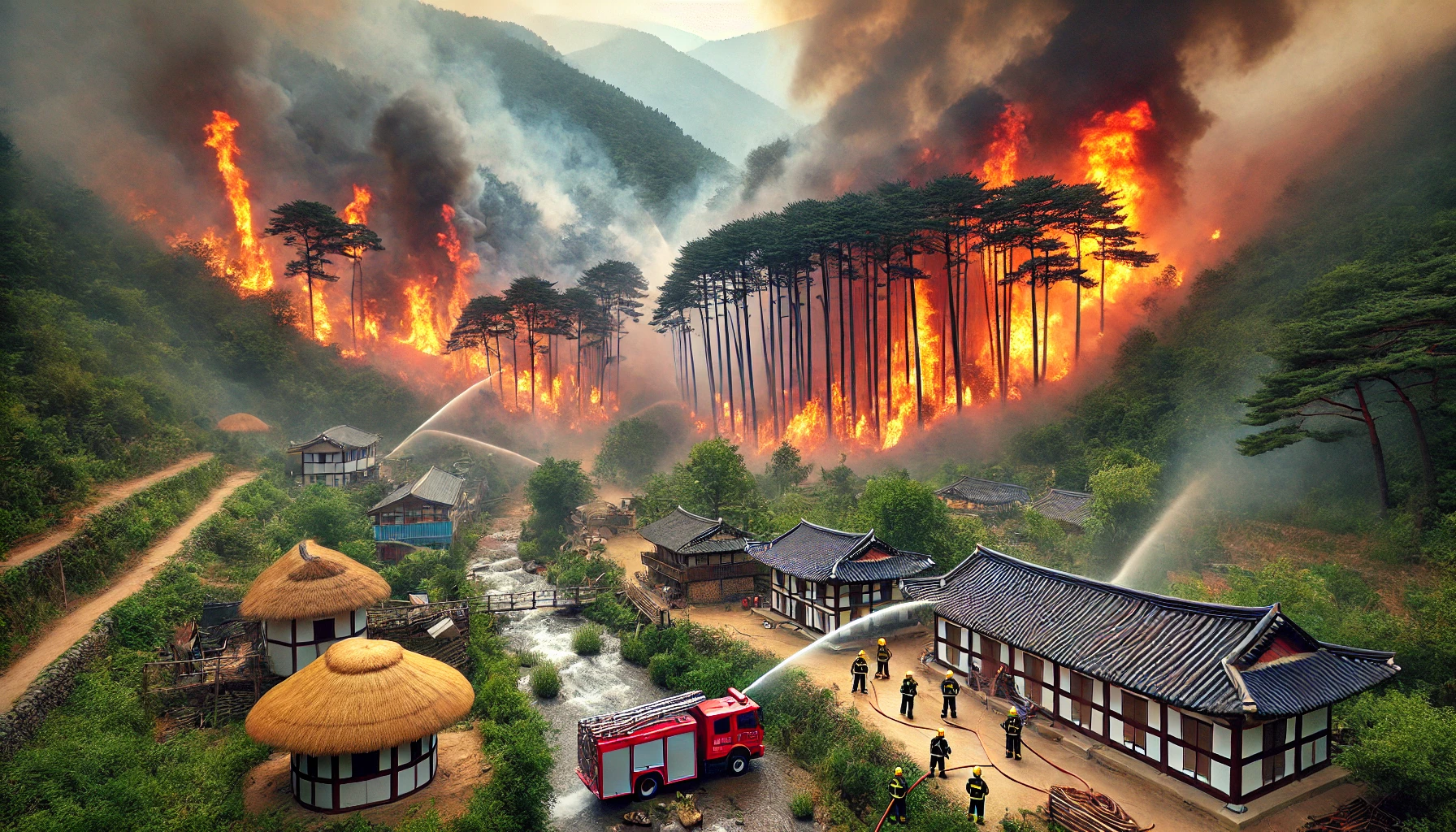 산불