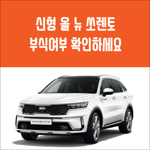  신형 올 뉴 쏘렌토 부식여부 확인하세요.
