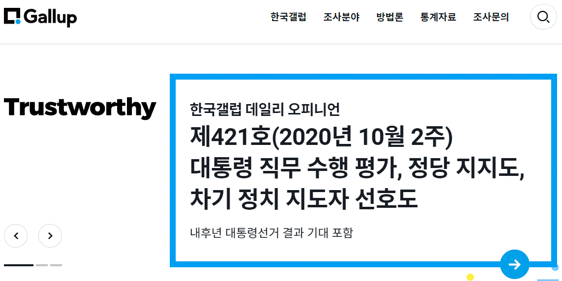  지지율 보는법. 이재명, 이낙연 지지율 역전?