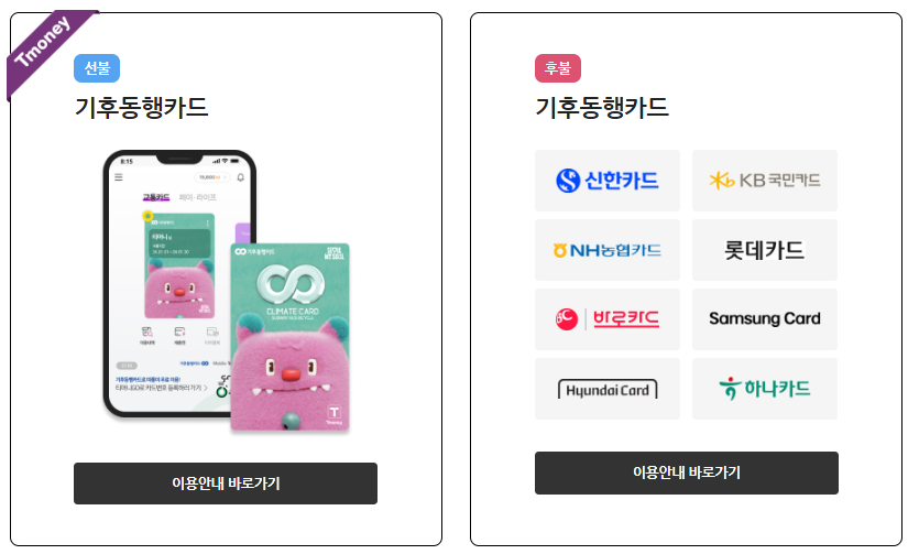 티머니 기후동행 교통카드 잔액환불, 환불금 계산방법과 신청절차