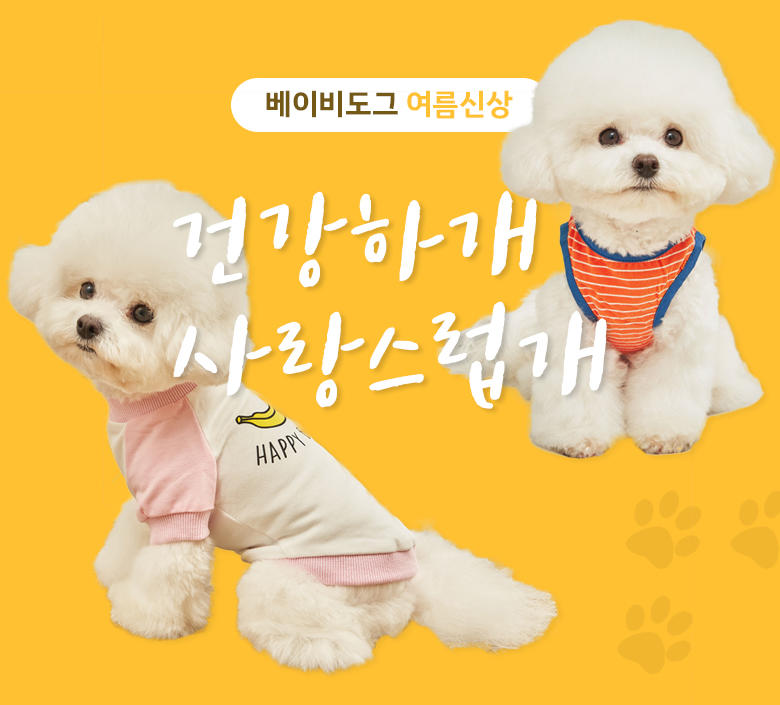  애완견 귀여븐 여름옷 신상입고(베이비도그)