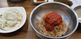 막국수 닭무침 닭곰탕