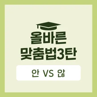 않 안 맞춤법 차이 비교_33