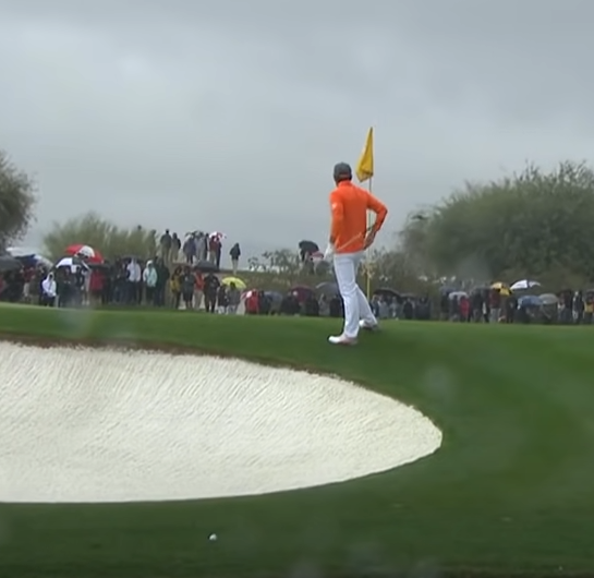 슛을 준비하는 리키 파울러