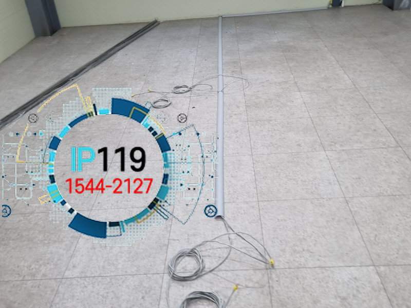 포천시 소흘읍 컨테이너 사무실 22회선 포설 및 야간 랜공사 작업 사례