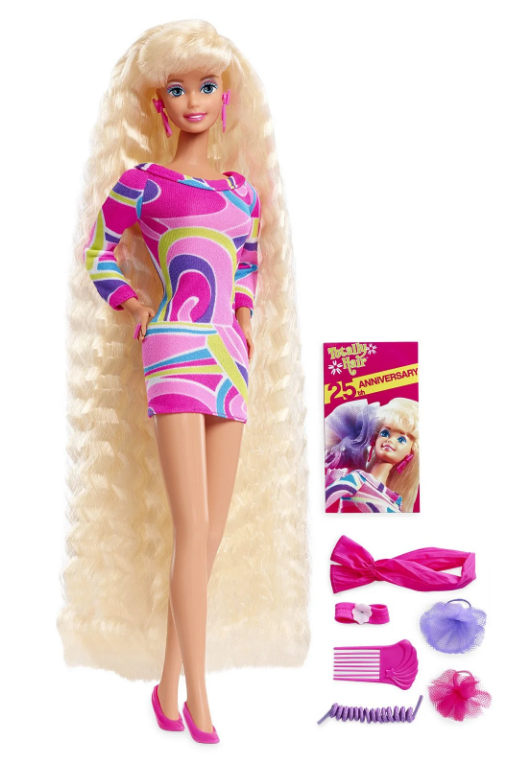 &quot;Totally Hair&quot; Barbie 인형과 마고 로비 패션