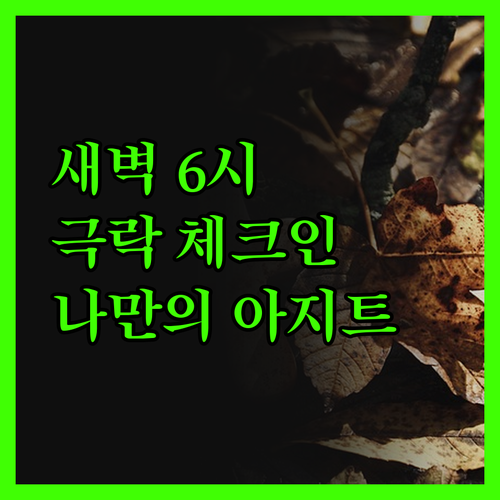 새벽 6시 체크인?! 쿨나 Green