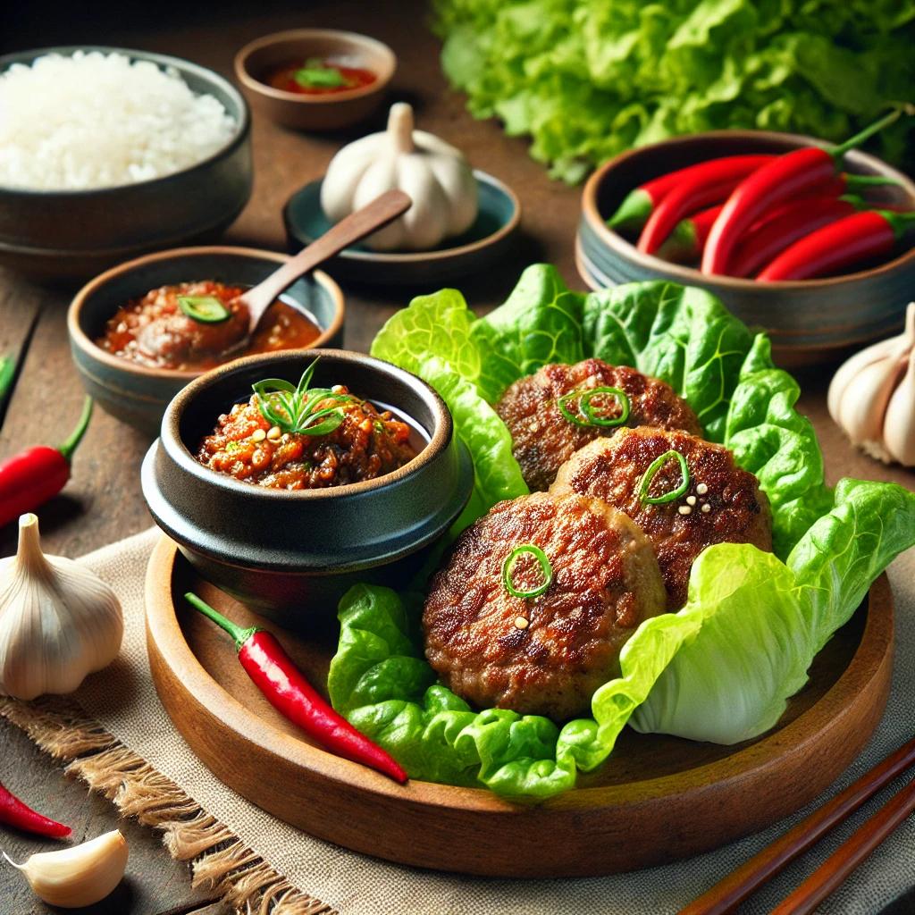 동그랑땡 활용 요리 동그랑땡 쌈밥 만들기 쌈장 만드는 법