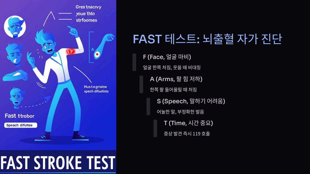 뇌출혈 자가 진단