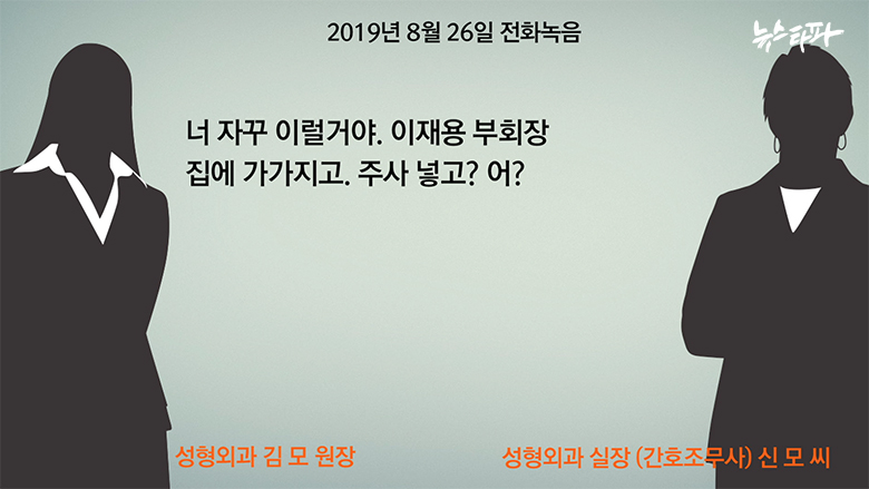 이재용회장의 투약협의