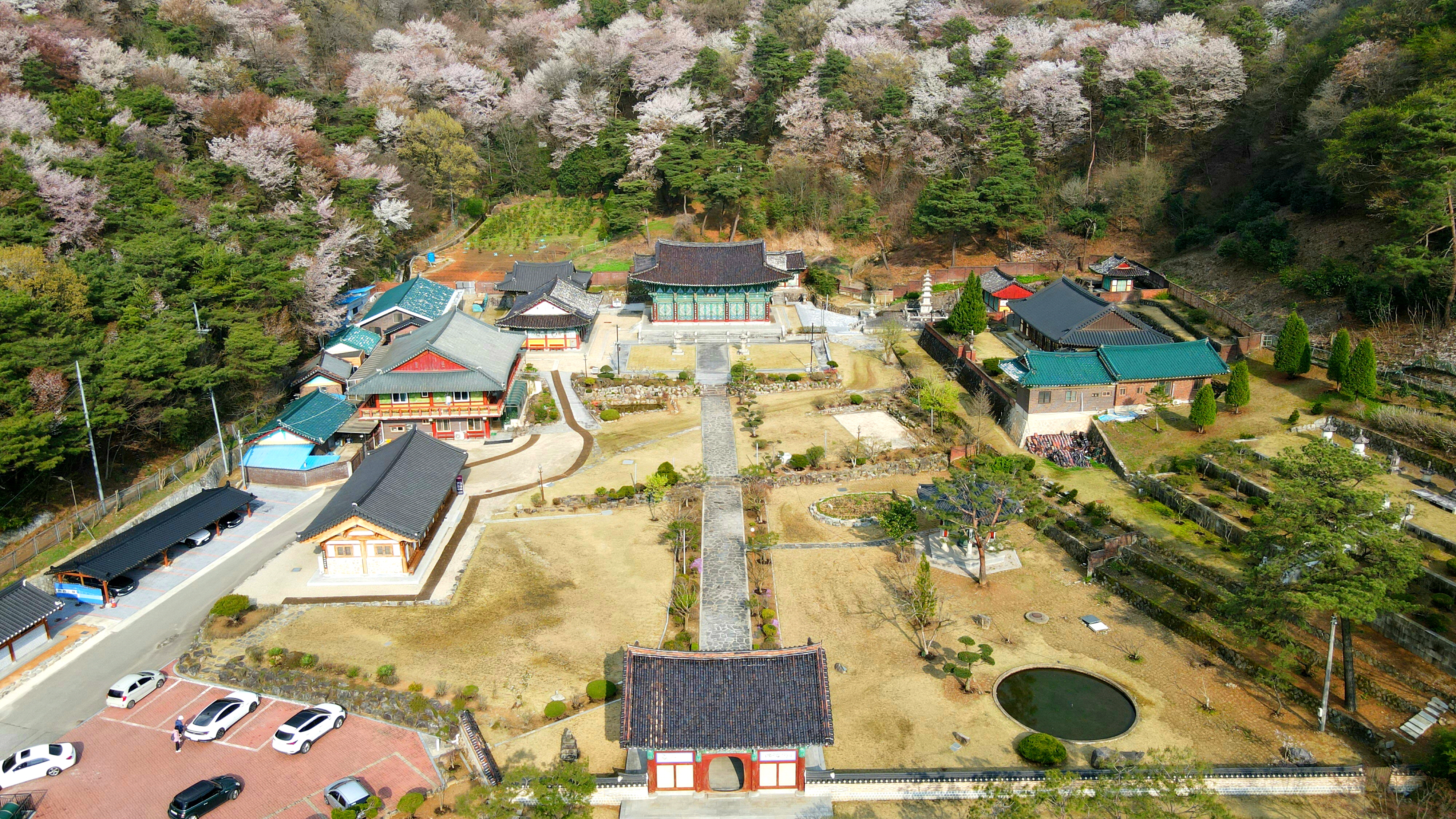 완산 정혜사(完山 定慧寺)_2024.04.드론촬영